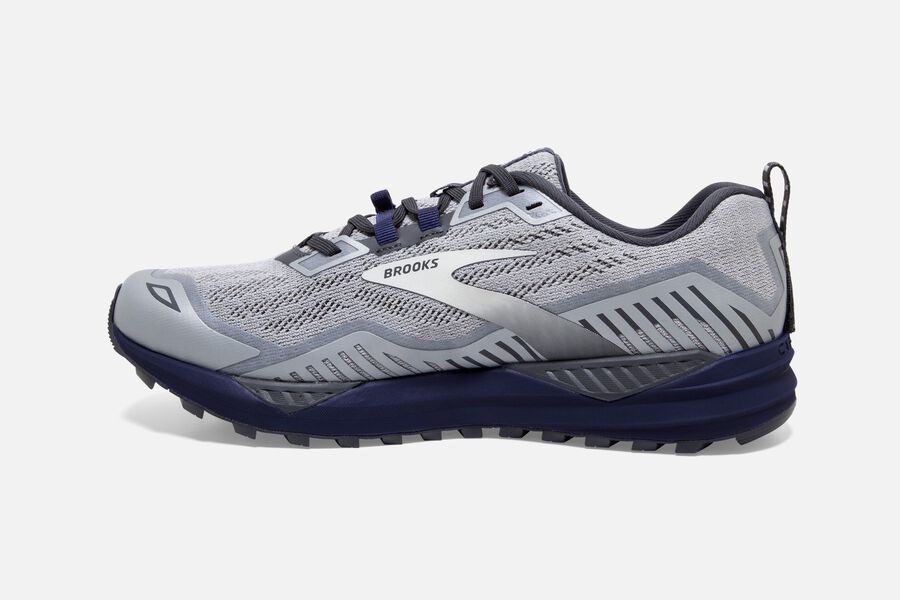 Brooks Cascadia 15 Trail Loopschoenen Heren - Zilver - 367501DCX